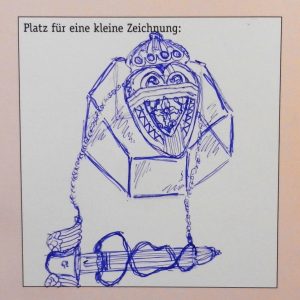 Riechfläschchen Zeichnung
