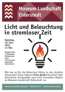 Plakat Veranstaltung Beleuchtung